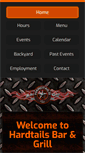 Mobile Screenshot of hardtailsbarandgrill.com