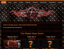 Tablet Screenshot of hardtailsbarandgrill.com